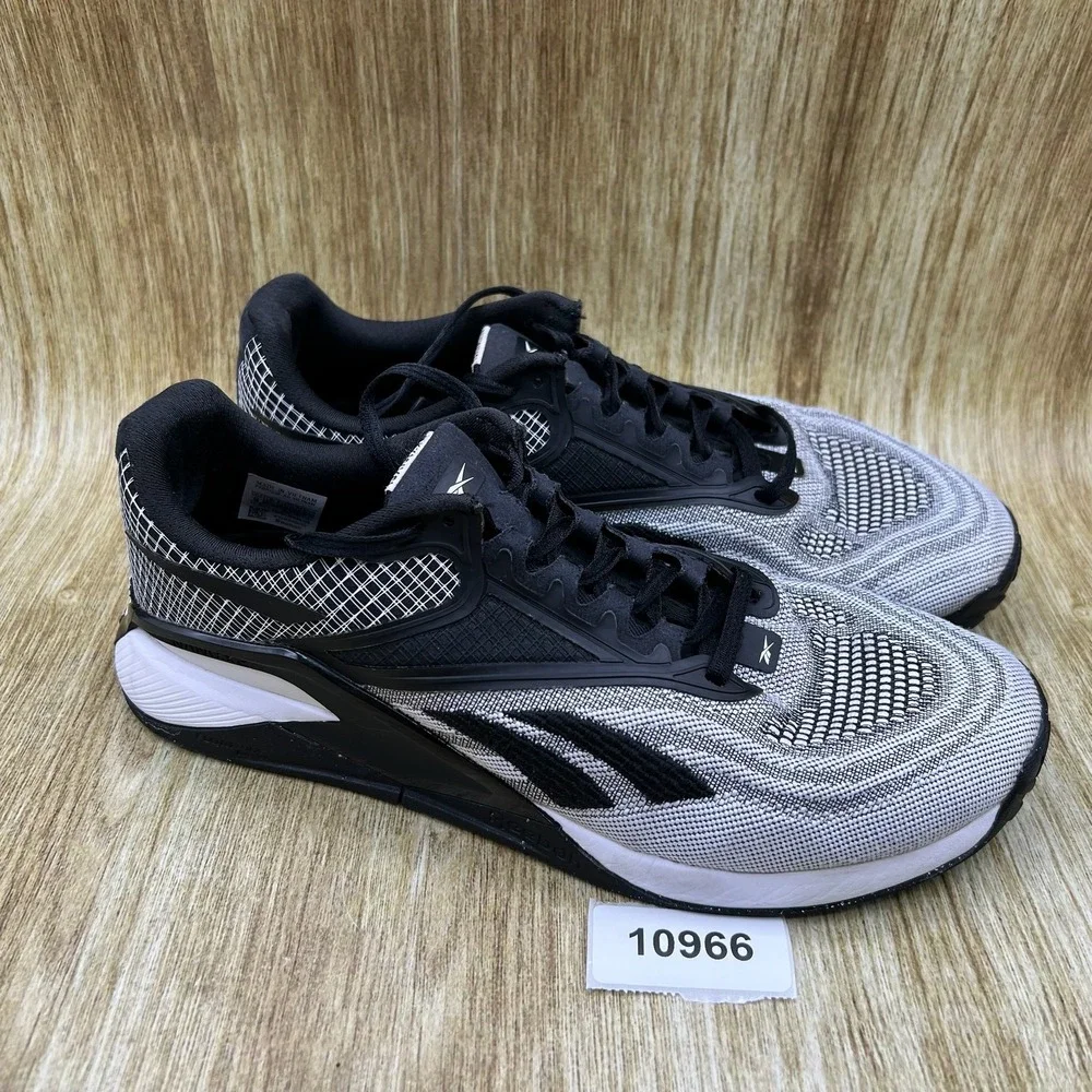 Reebok Nano X2 Women's Size 9 Training Shoes Gray Black White Sneakers GW5150
